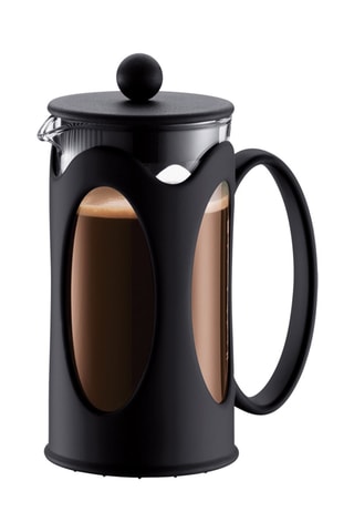 Cafetière à piston en verre borosilicate et acier inoxydable 
35 cl - 3 tasses