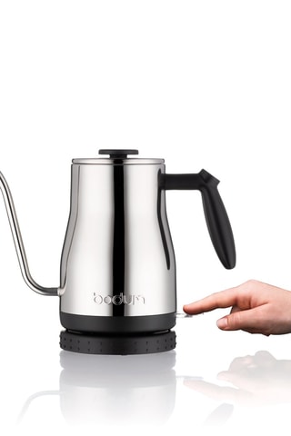 Bouilloire électrique à long bec en acier inoxydable Bistro - 1 l