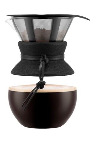 Cafetière en verre borosilicate et acier inoxydable Pourover - 1 l