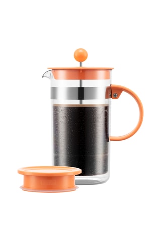 Cafetière à piston en acier inoxydable et silicone Bistro - 1 l