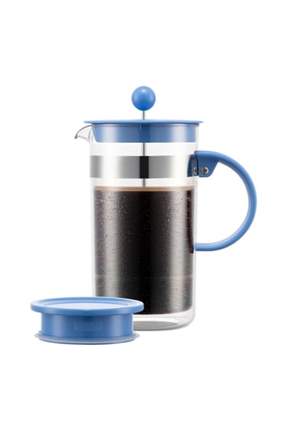 Cafetière à piston en acier inoxydable et silicone Bistro Nouveau - 1 l