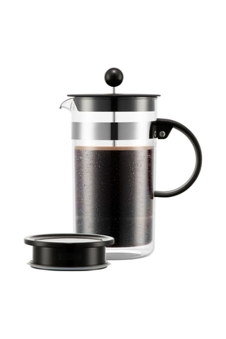 Cafetière à piston en acier inoxydable et silicone Bistro Nouveau - 1 l
