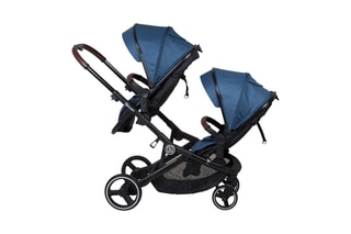 Poussette double Twinner - Bleu