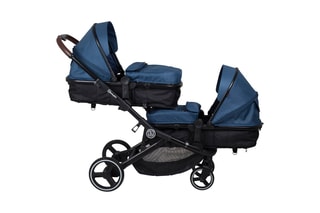 Poussette double Twinner - Bleu