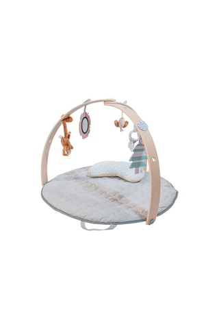 Tapis de jeu en bois Wood - Gris - 80 cm