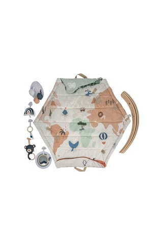 Tapis de jeu en bois Bianca World - Crème - 100 cm - Dès la naissance