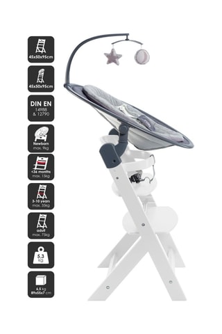 Transat BabyGo nouveau né 2-en-1 - Dès la naissance - Jusqu'à 9 kg