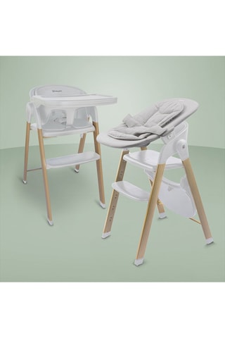 Chaise haute évolutive avec transat Levels - Dès la naissance - Jusqu'à 110 kg
