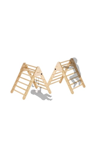 Triangle d'escalade en bois Woodland 2 - Dès 2 ans - Jusqu'à 25 kg