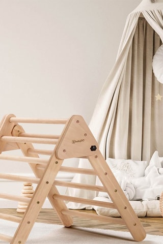 Triangle d'escalade en bois Woodland 2 - Dès 2 ans - Jusqu'à 25 kg