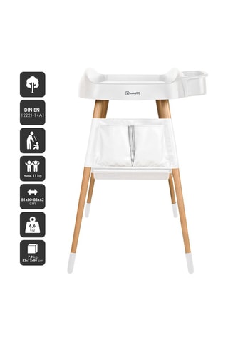 Table à langer Change Me Blanc - Jusqu'à 9 kg