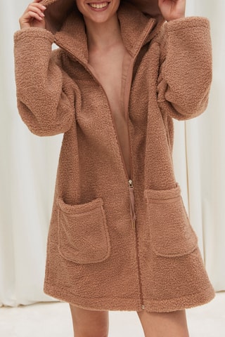 Fleece Kimono Phil - Bruin