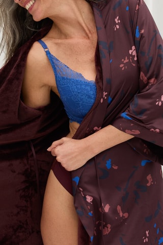 Fleece Kimono Sencha - Donkerbruin