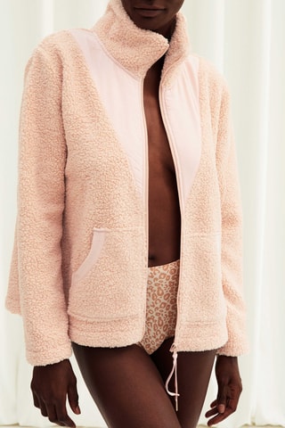 Fleece Jasje Léo - Roze
