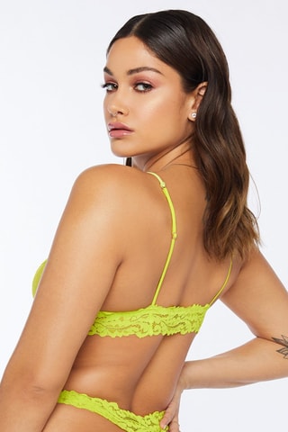Bralette Dotty Mesh - Verde-lima