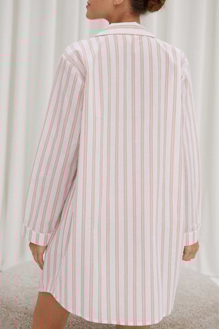 Nachthemd Origines - Roze en Wit