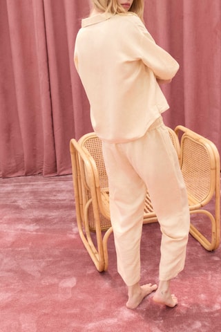 Linnen Pyjamablouse Amulette - Beige
