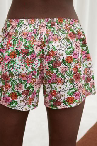 Pyjamashort Rivera - Groen en Roze
