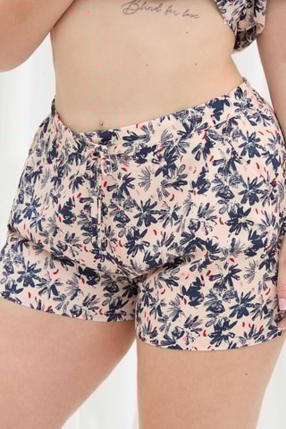 Pyjamashort Oki - Blauw en Roze