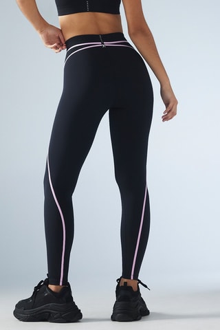Legging Hoge Taille X Mesh - Zwart