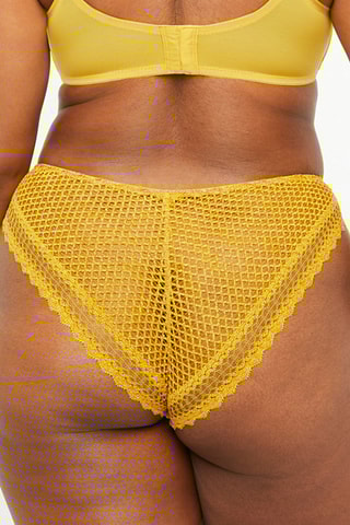 Slip Velvet Vixen - Geel