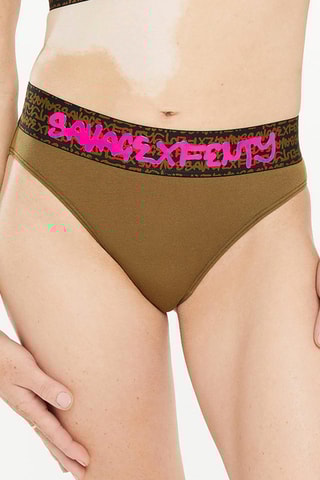 Cueca cintura alta Forever Savage - Verde