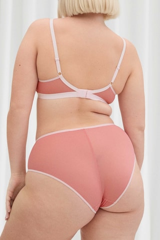 Slip Hoge Taille Tina - Roze