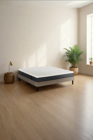 Ensemble Matelas Emma Hybride + Lit Emma Cocoon Lite + Protège matelas Mat protector
