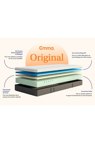 Ensemble Matelas Emma Original + Lit Emma Cocoon Lite