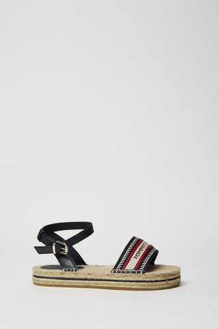 Sandales en cuir Bleu marine

