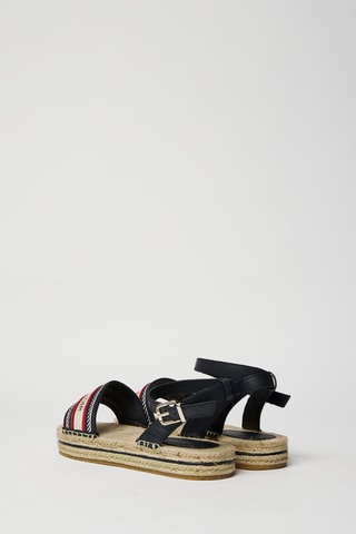 Sandales en cuir Bleu marine
