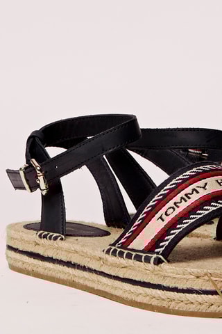 Sandales en cuir Bleu marine
