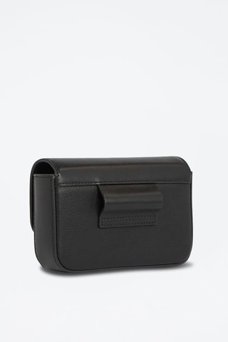 Sac bandoulière en cuir Noir