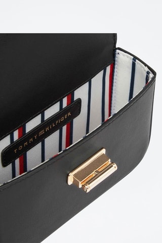 Sac bandoulière en cuir Noir