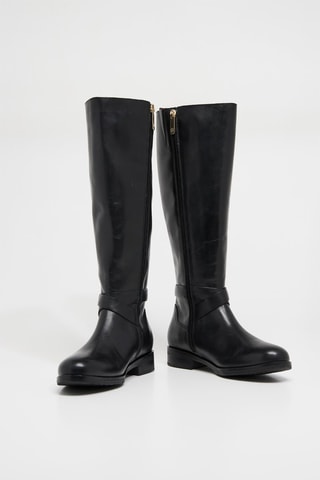 Bottes en cuir - Noir