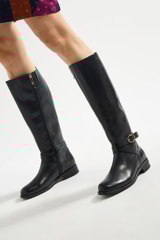 Bottes en cuir - Noir