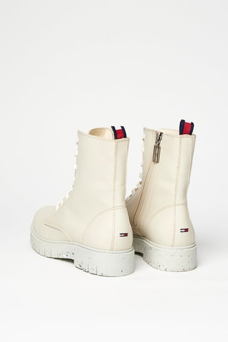 Bottines en cuir Ivoire