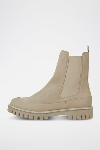 Bottines Chelsea en nubuck Beige