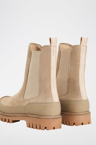 Bottines Chelsea en nubuck Beige