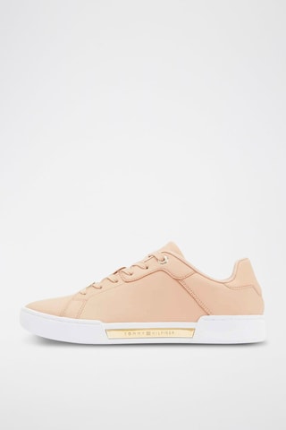 Baskets en cuir Rose