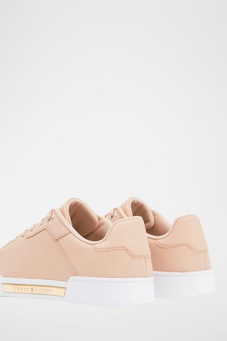 Baskets en cuir Rose