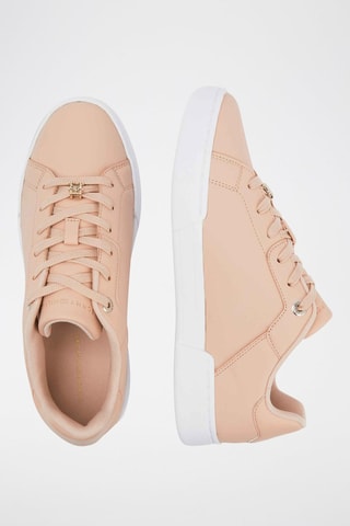 Baskets en cuir Rose