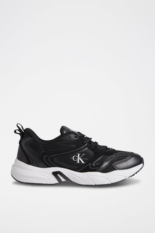 Baskets en cuir Noir