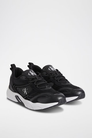 Baskets en cuir Noir