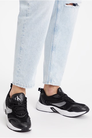 Baskets en cuir Noir