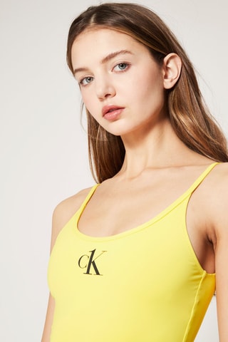 Maillot 1 pièce - Jaune
