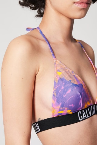 Haut de maillot - Indigo et fuchsia