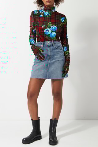 Sous-pull x Richard Quinn Rouge et bleu