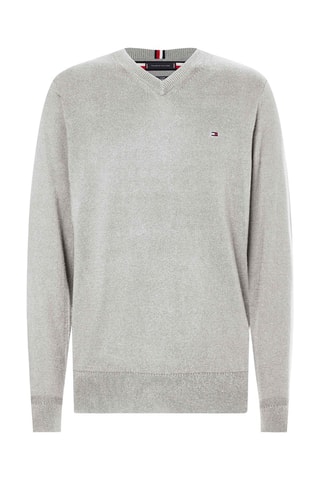 Pull en coton biologique et cachemire - Gris