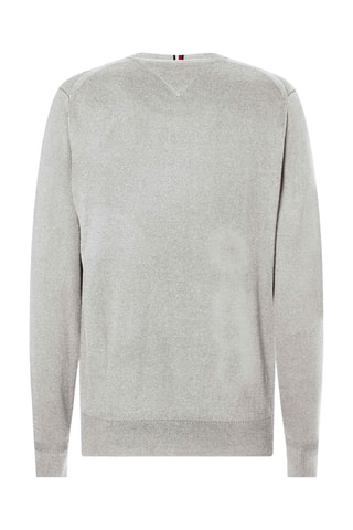 Pull en coton biologique et cachemire - Gris